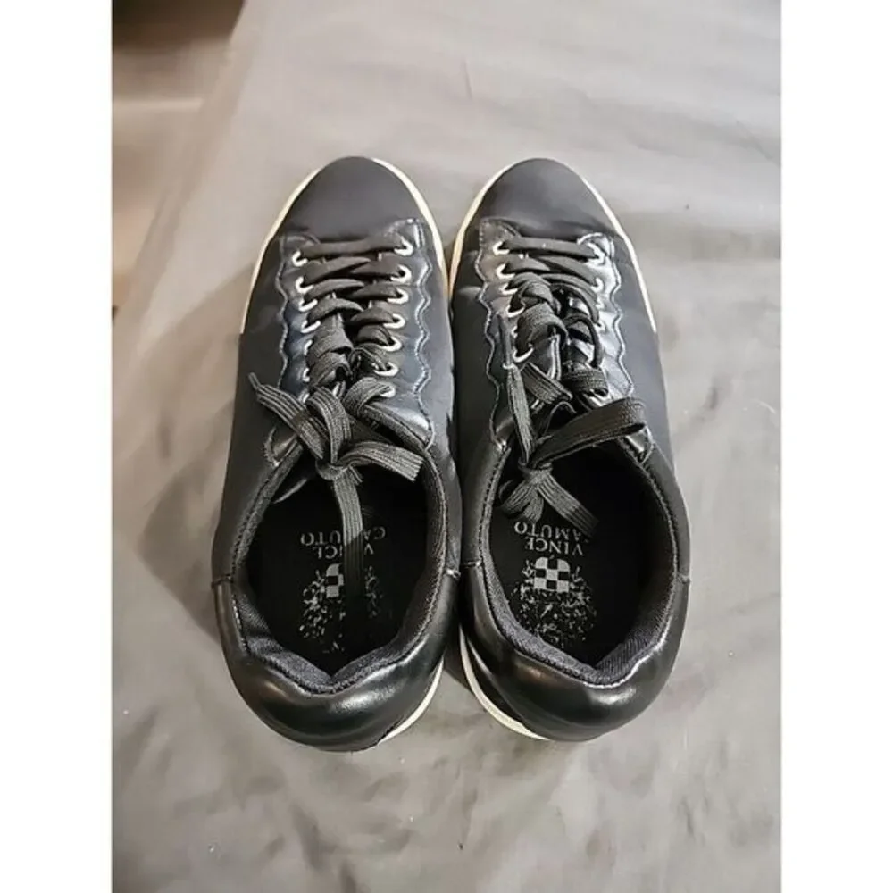 Vince Camuto Platform Sneaker Womens 7.5 Minimalist‎ Comfort Casual Black